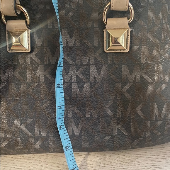 Michael Kors Monogram Satchel Women Handbag - Picture 13 of 14